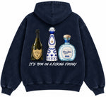 KARMAL 9PM Friday Hoodie in navy