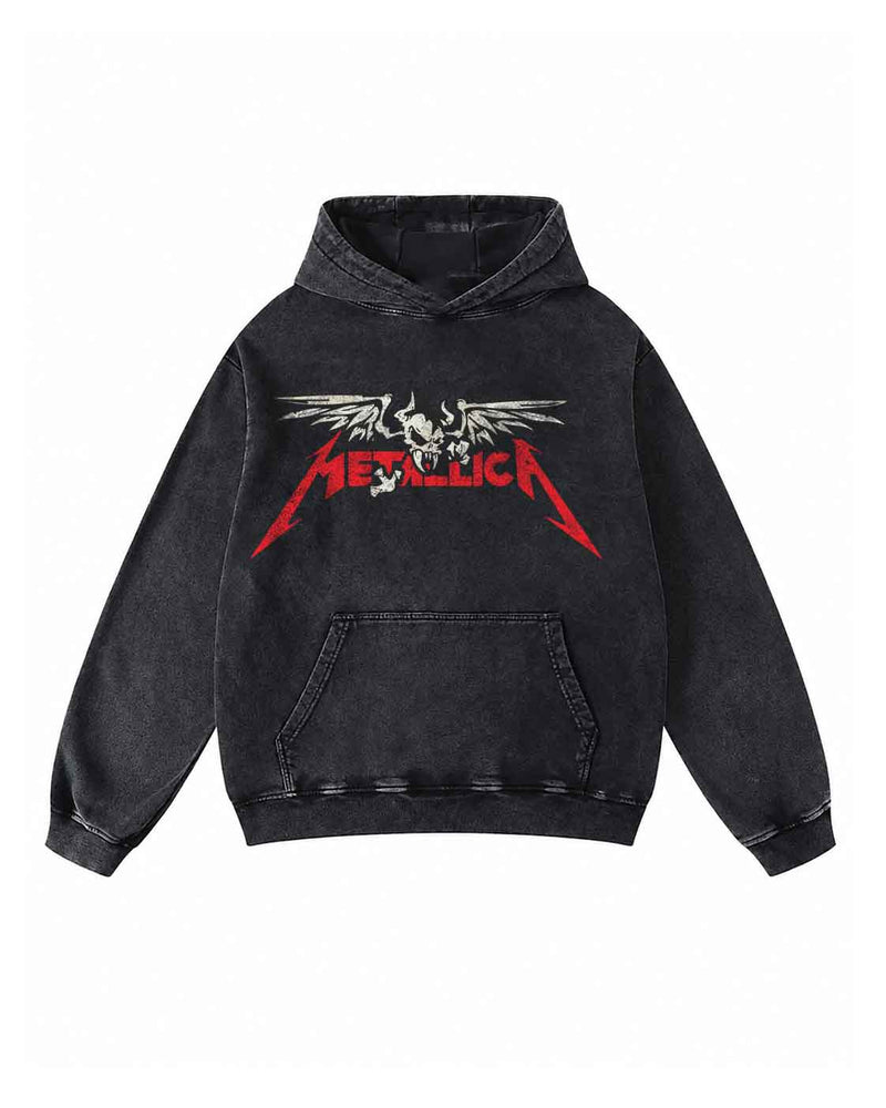 Metallica Keyhole Oversized Hoodie