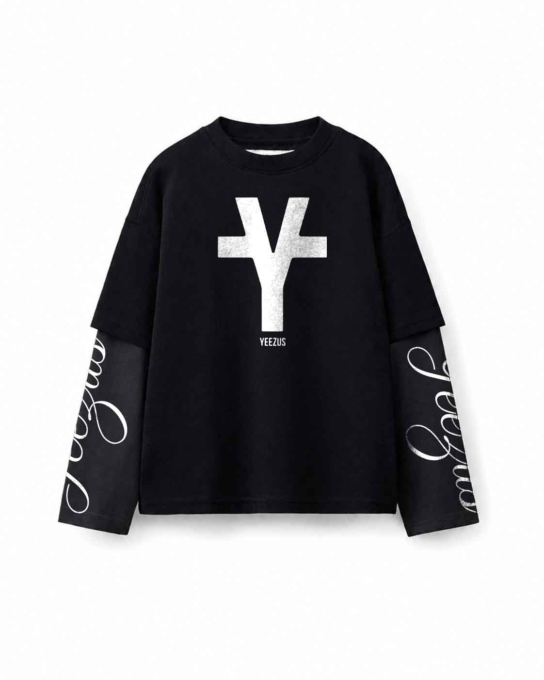 Yeezus Layered Waffle Long Sleeve