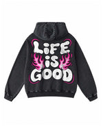 Life Is Good Flame Hoodie