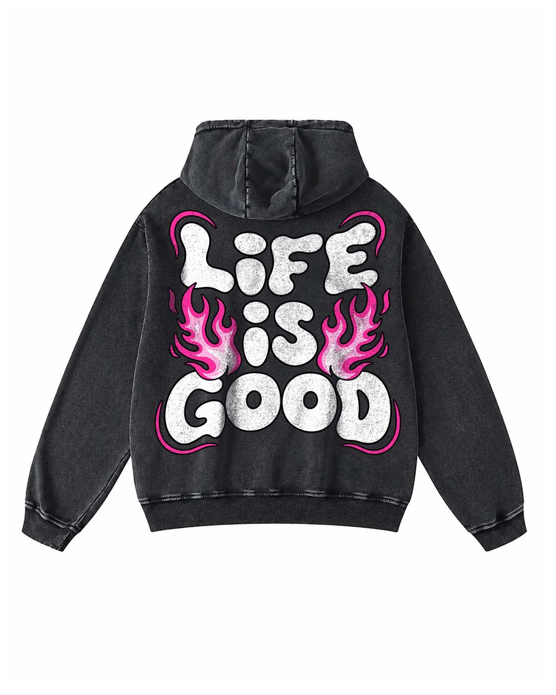 Life Is Good Flame Hoodie