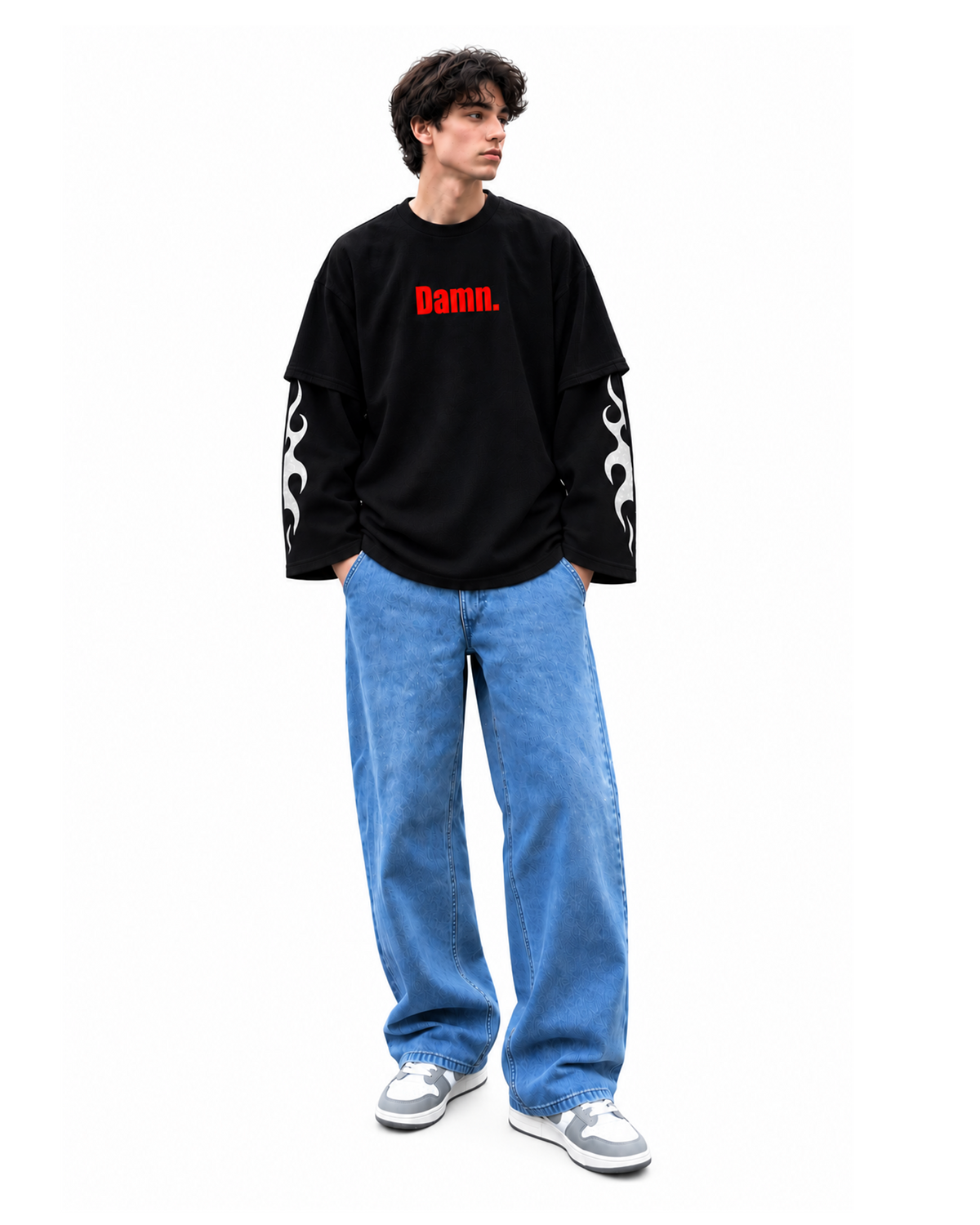 Kendrick Layered Waffle Long Sleeve