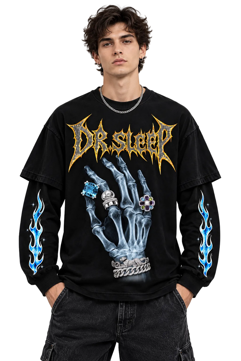 Skeleton Hand Long Sleeve
