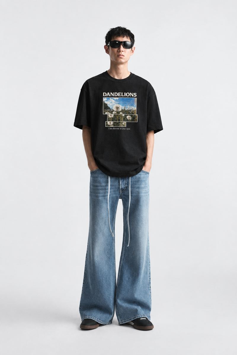 Dandelions Oversized Tee