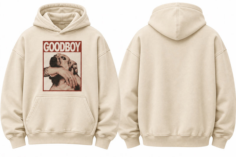 KARMAL Goodboy Hoodie in off-white