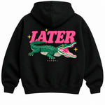 KARMAL Later Gator Hoodie in black