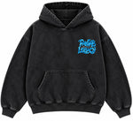 KARMAL Punjab Legacy Hoodie in black acid wash
